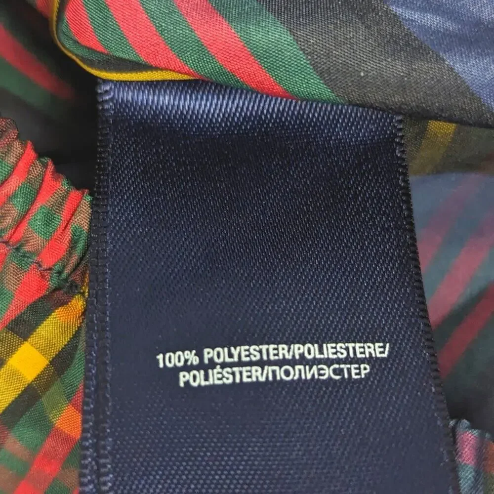 Ralph Lauren Dress Girls Sz 24m Christmas Tartan Plaid Preppy Classic